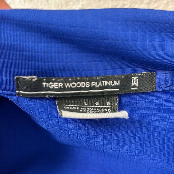 Nike Tiger Woods Platinum Dri-Fit Men's Polo (L) - Picture 2 of 5